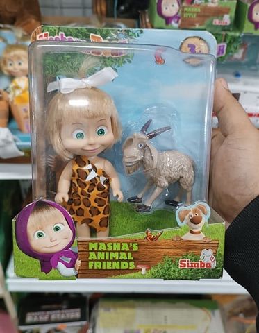 109301057 Đồ Chơi Búp Bê MASHA AND THE BEAR Masha's Animal Friends 
