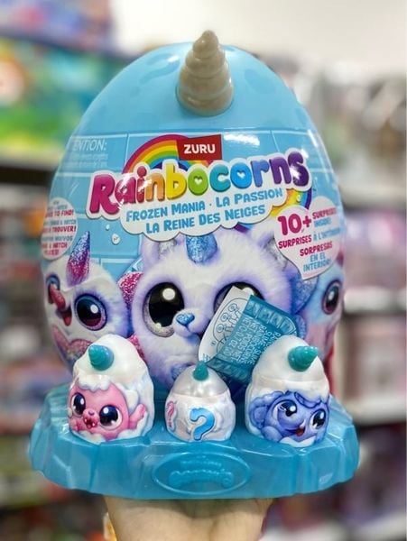  92119 Đồ Chơi Trứng Bất Ngờ ZURU TOYS Rainbocorns Eggzania Frozen Mania 