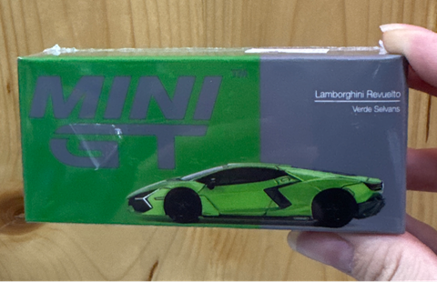  Mini GT Box Version MGT00789 Lamborghini Revuelto Verde Selvans 