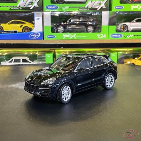 Mô hình xe Porsche Cayenne Turbo 1:24 Welly- 24092W- Black 