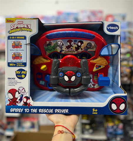  Vô lăng lái xe 80-580600 VTech Spidey and His Amazing Friends Spidey to the Rescue Driver 