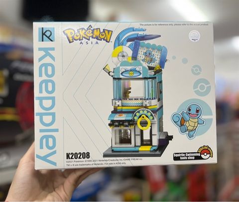  Đồ Chơi Lắp Ráp KEEPPLEY Pokemon - ngôi nhà Squirtle K20208 