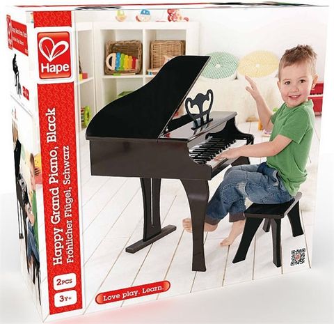  E0320-Đồ chơi đàn dương cầm màu đen HAPE 