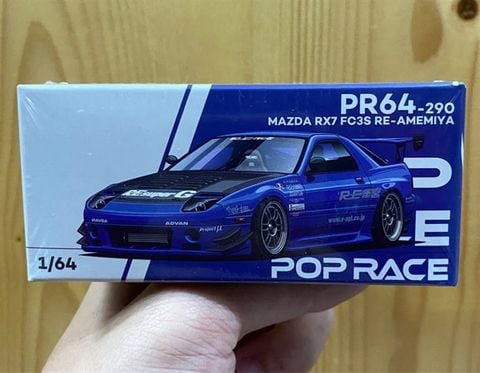 POP RACE PR640290 MAZDA RX7 (FC3S) RE-AMEMIYA - RE-AMEMIYA BLUE 