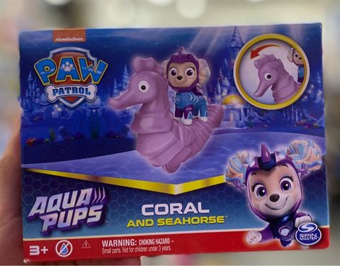  Paw Patrol Aqua Pups Coral & Seahorse Figure Set 