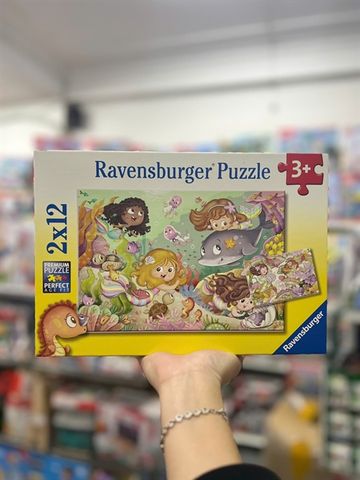  Ravensburger Puzzle 2x24 Piece Fairies & Mermaids 