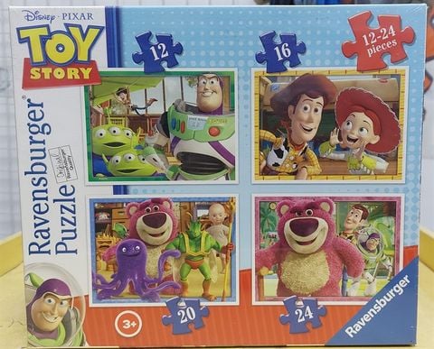  Bộ xếp hình puzzle Toys story 12/16/20/24 mảnh Ravensburger 07108 1 