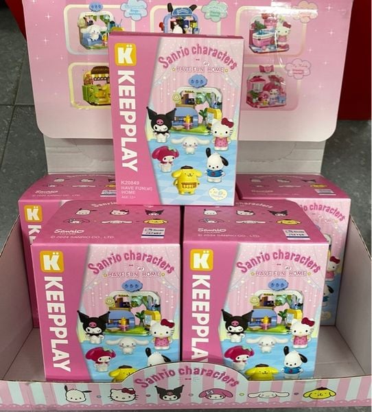  Đồ Chơi Lắp Ráp Hộp Mù KEEPPLAY Sanrio - Have Fun At Home Blind Box K20849 