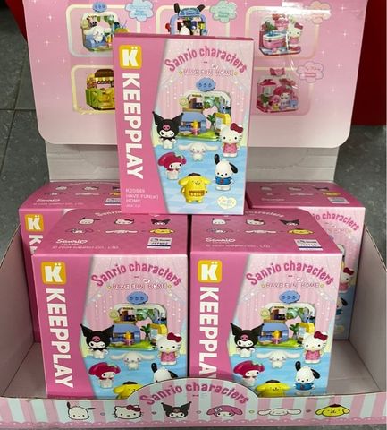  Đồ Chơi Lắp Ráp Hộp Mù KEEPPLAY Sanrio - Have Fun At Home Blind Box K20849 