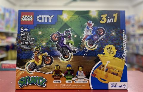  LEGO City 66707 Stuntz Value Set 3 Minifigures 3 Bikes and Carrying Case 