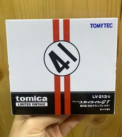  TOMYTEC LV-213b Prince Skyline GT Vol. 2 Japan Grand Prix #41 White 