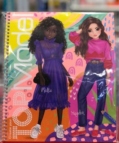  BST thiết kế thời trang Malbuch TOPMODEL TM0411504 