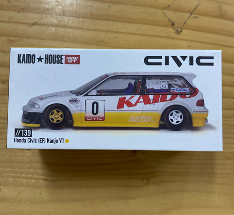  Mô hình xe oto Kaido House Honda Civic (EF) Kanjo V1 - KHMG139 