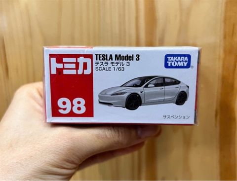  Tomica 98 Tesla Model 3 Box (trắng) 