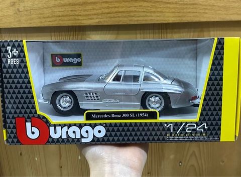 Bburago 1:24 Mercedes-Benz 300 SL 1954 Silver