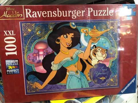  RV104093 Bộ xếp hình puzzle Ravensburger DPR: Disney Princess Jasmine 100 mảnh 