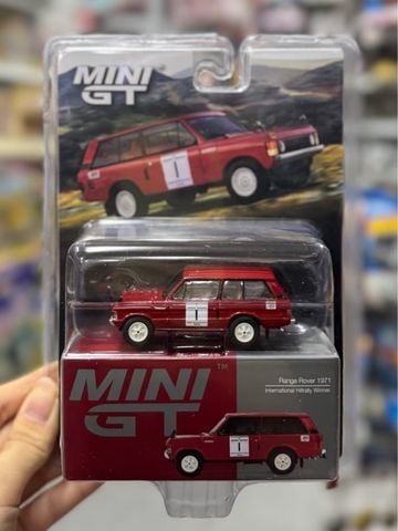  MINI GT Card Version MGT00893 Range Rover 1971 International Hillrally 1 Winner 