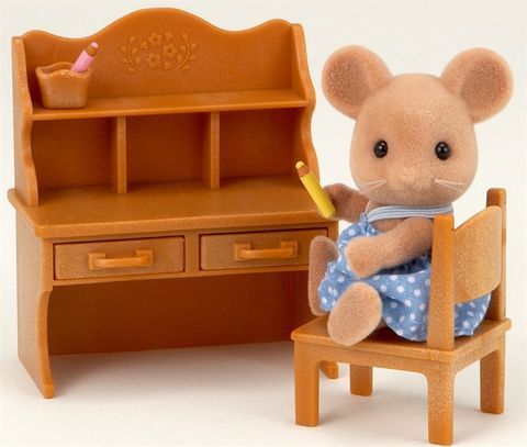  Bo chi chuot voi ban hoc Sylvanian Family 1821 