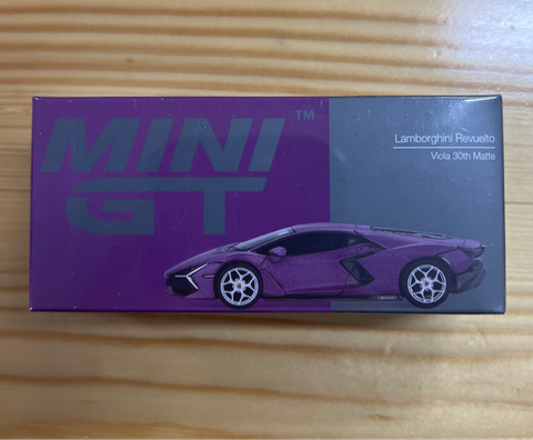  Mini GT MGT01121 Lamborghini Revuelto Viola 30th Matte 