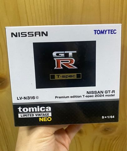  Tomytec LV-N316c NISSAN GT-R Premium edition T-spec 2024 model (White) 