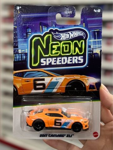  Mô hình xe JKY04 Hot Wheels Neon Speeders 2017 CAMARO ZL1 