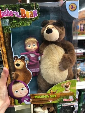  Bộ Đồ Chơi Búp Bê Và Gấu MASHA AND THE BEAR Masha Set 109301072 