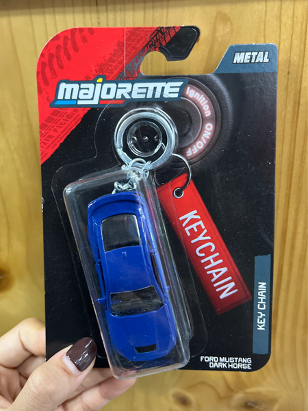  8506000000SH1 Đồ Chơi Xe Mô Hình MAJORETTE Keychain - Ford Mustang Dark Horse (xanh dương) 