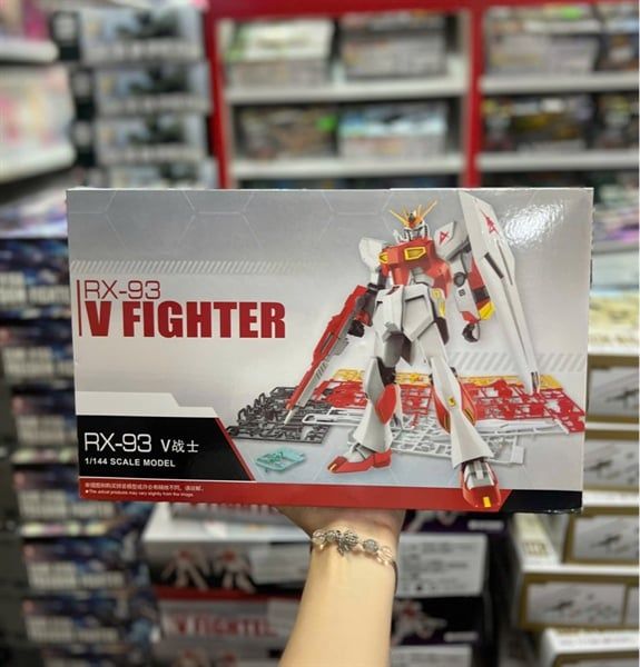  622B Đồ chơi trẻ em lắp ráp Gundame V Fighter Trắng 