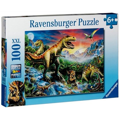  RV10665 3 Xếp hình puzzle Khủng long 100 mảnh Ravensburger 