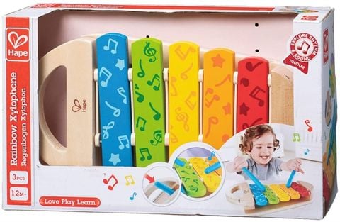  E0606-23win08 com đàn mộc cầm 7 màu cầu vồng HAPE 