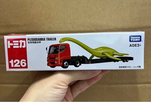  Mô hình xe Tomica Long 126 Plesiosauria Trailer 