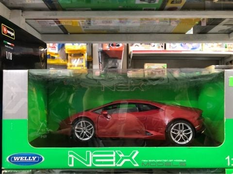  23win08 com Mô hình Lamborghini Huracan LP 610-4 tỷ lệ 1:18 phiên bản màu đỏ 