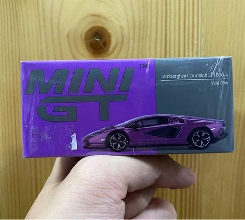  Xe Mini GT MGT00865 Lamborghini Countach LPI 800-4 Viola 30th 