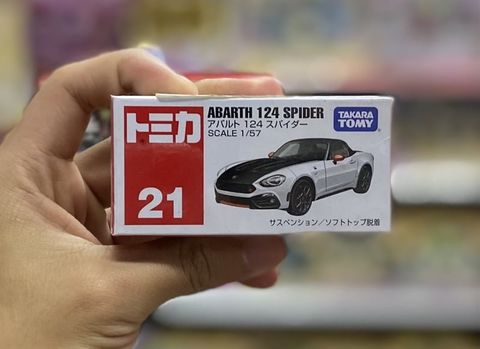  Tomica 21 Abarth 124 Spider Scale 1/57 