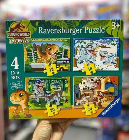  Tranh ghép Ravensburger 12004027 -Jurassic World Explorers 