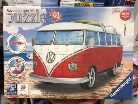  RV12616 6 Xếp hình puzzle 3D xe bus VW 162 mảnh 