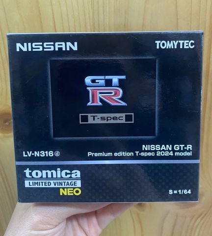  Tomytec LV-N316d NISSAN GT-R Premium Edition T-spec 2024 model (Black) 