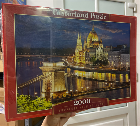  Xếp hình puzzle Budapest view at dusk 2000 mảnh CASTORLAND C-200405 