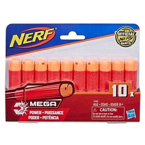  NERF N STRIKE MEGA DARTS 10 Dart Official Refill Pack for Mega Blasters 