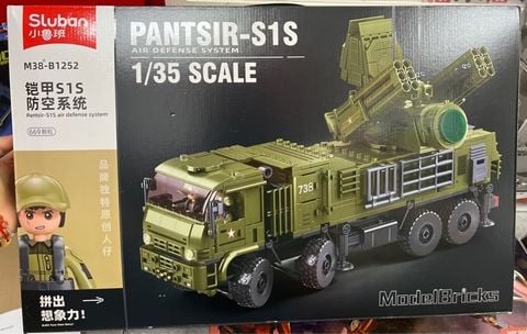  M38-B1252 Lắp ráp Sluban Hệ thống tên lửa Pantsir-S1S 1/35 