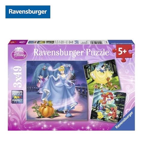  RV09339 7 Xếp hình puzzle Công chúa Disney 3 bộ 49 mảnh Ravensburger-5+-1-99 pcs-Puzzle Children-III 