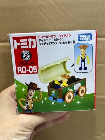  Mô hình xe Tomica DT RIDE-ON DISNEY RD-05 WOODY & ANDYS BOX 