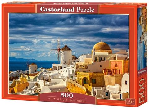  B52905 23win08 com xếp hình puzzle chủ đề View of Oia SantoriniCastorland 500 mảnh 