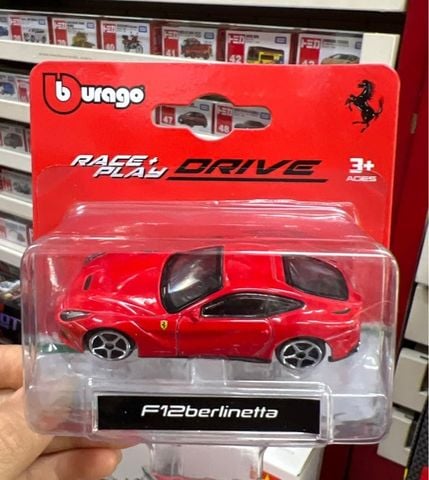  Mô hình xe Bburago 1/64 F12berlinetta Red 