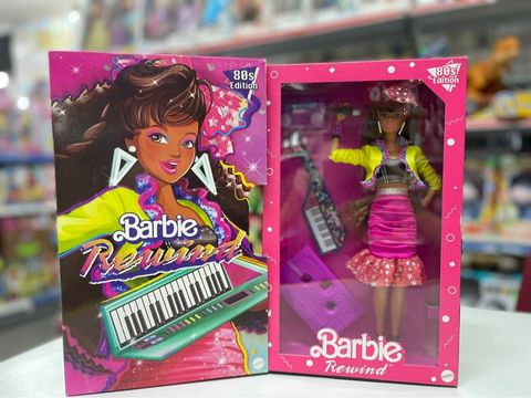  Barbie Rewind '80s Edition Collectible Doll with Night Out Look & Music Accessories 