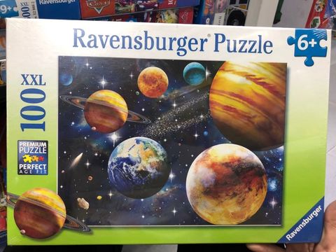  RV10904 3 Bộ xếp hình puzzle 100 mảnh Ravensburger Space 10904 3-6+-100-300 pcs-Puzzle Children-III 