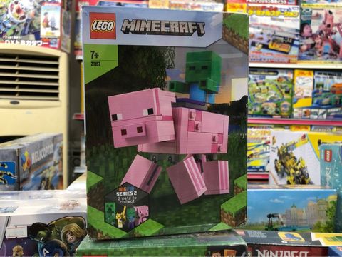  Lego 21157 Bigfig Creeper and Ozelot 