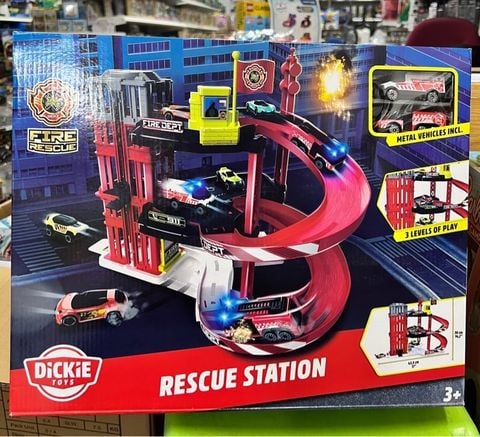  203337000 Bộ Đồ Chơi Bãi Đỗ Xe DICKIE TOYS Parking Station Playset 