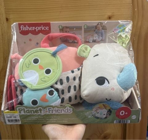  HYR55 Đồ chơi gối ôm tê giác bé nhỏ Fisher Price 
