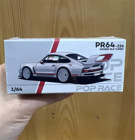  Xe PopRace PR640226 SINGER DLS TURBO (TRACK) - WHITE 